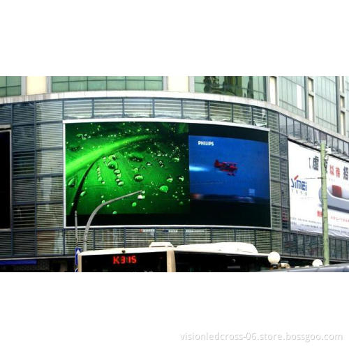 P6.67 advertising large screen outdoor waterproof full color led display board